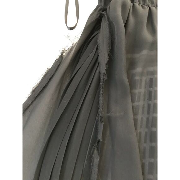 Michael Michael Kors Plaid Pleated Midi Tank Dress Lined FLAWS - Picture 12 of 12